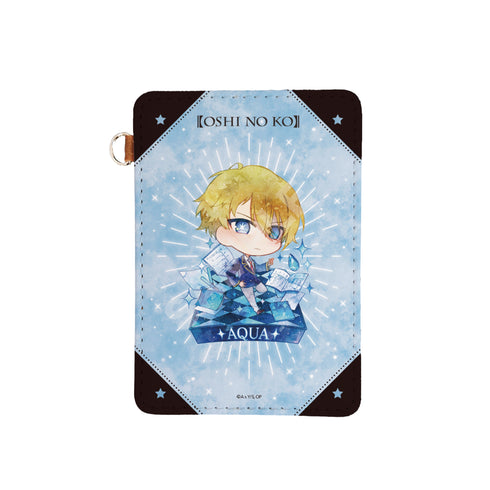『【推しの子】』キャラでるアート レザーパスケース 02 アクア【202404再販】